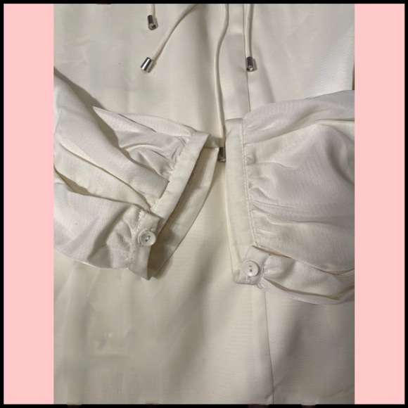 NWT GIBSON LATIMER CREAM/IVORY LONG SLEEVE BLOUSE Sz XL - Picture 4 of 11